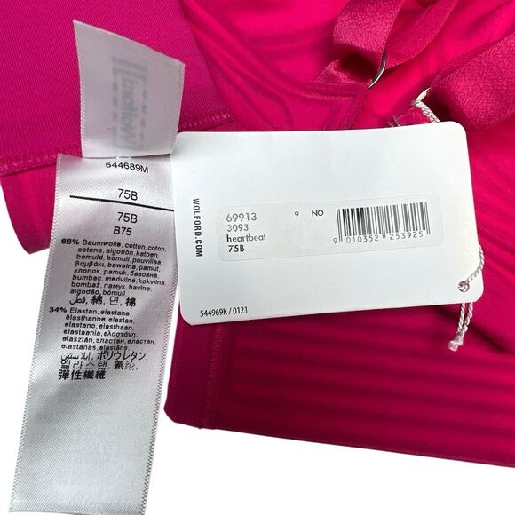 NWT Wolford Alita Sports Bra Fuchsia Pink 75B 34B - Picture 10 of 11